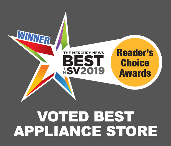 Voted Best Appliance Store — The Mercury News Best in Silicon Valley 2019 Reader's Choice Awards