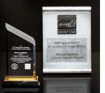 Department of Energy and Energy Star awards presented to Western Appliance